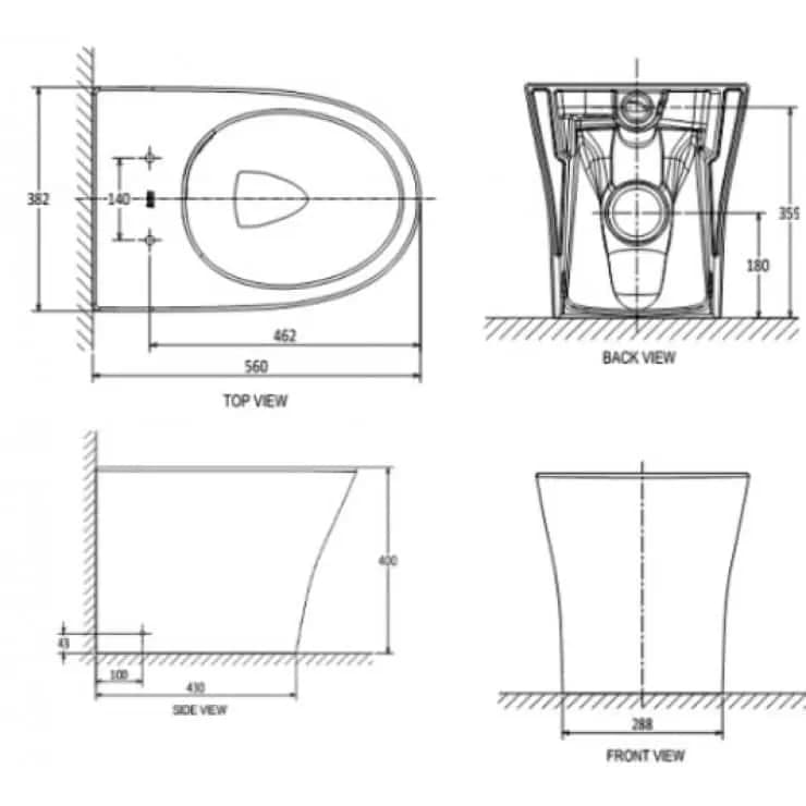 Khám phá sự tiện lợi và sang trọng của bồn cầu American Standard VF-2141P đặt sàn nắp WP-C119 thoát ngang