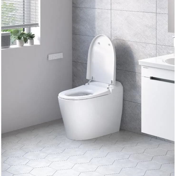 Trải nghiệm tiện nghi cùng bồn cầu American Standard WP-70DY E-Lite tự động mở nắp