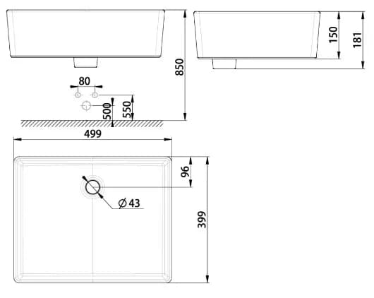 Khám phá sự độc đáo của chậu rửa mặt American Standard Square WP-F611 đặt bàn