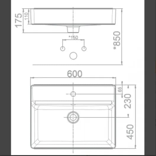 Chậu rửa mặt American Standard WP-F420 Acacia E Supasleek