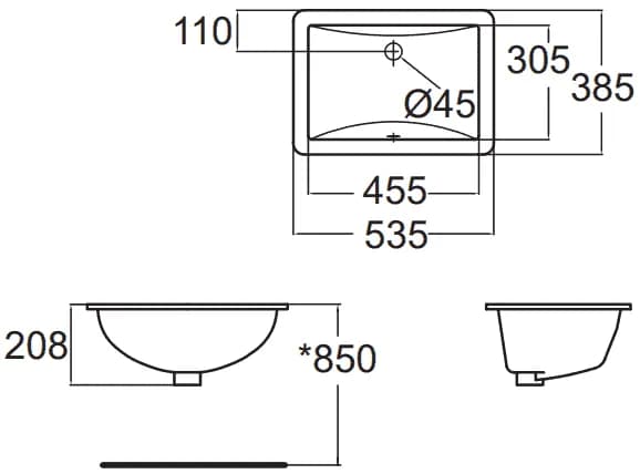Khám phá sự tiện lợi và sang trọng của lavabo âm bàn American Standard WP-0488