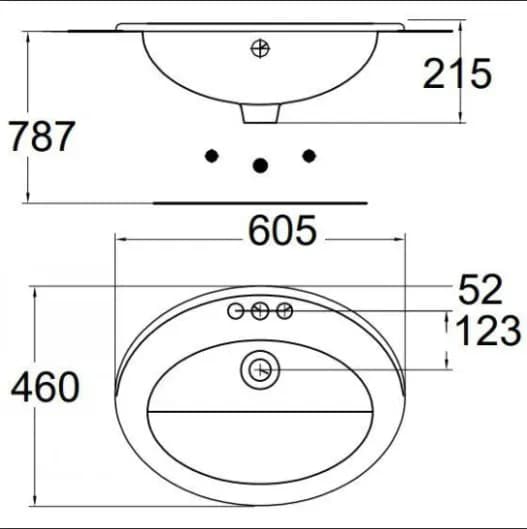 Khám phá sự tiện lợi và sang trọng của lavabo American Standard 0477-WT dương vành