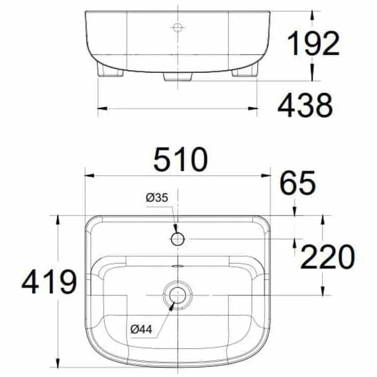Khám phá sự tiện nghi của lavabo American Standard 0533-WT bán âm