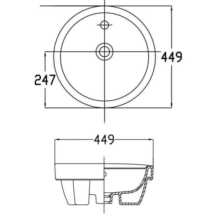 Khám phá sự tiện lợi và sang trọng của lavabo American Standard WP-F307 bán âm