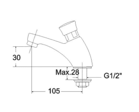 Khám phá sự tiện lợi của vòi lavabo American Standard A-2400N cấp nước lạnh bán tự động