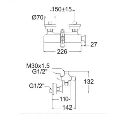 Khám phá sự tiện lợi và sang trọng của vòi cây sen phun mưa American Standard Imagine WF-3672