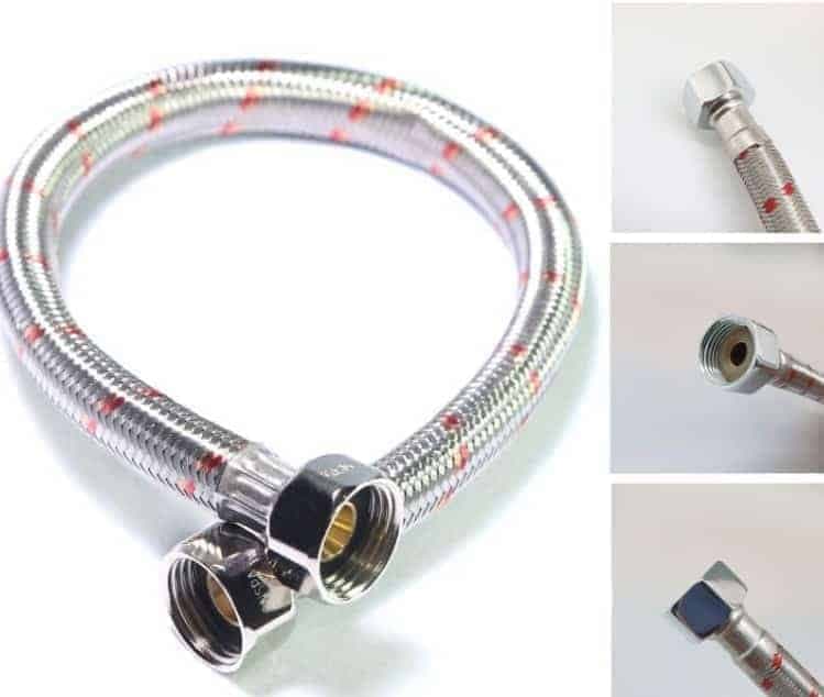 Bộ dây cấp nước nóng lạnh tiêu chuẩn cho lavabo