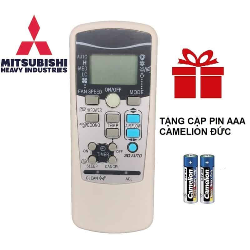 Chi tiết các nút bấm trên điều khiển máy lạnh Mitsubishi Heavy.