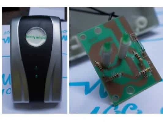 Hộp sản phẩm thiết bị tiết kiệm điện Electricity Saving Box được quảng cáo rầm rộ