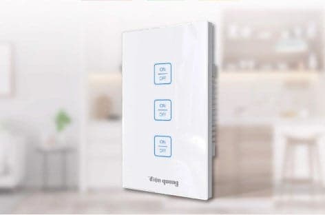 Sản phẩm công tắc thông minh của thương hiệu Điện Quang.