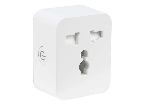 Ổ cắm thông minh Tuya với thiết kế hiện đại, tinh tế và mặt kính cường lực sang trọng.