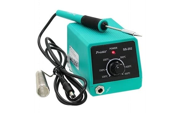 Máy hàn nhiệt Pro’skit SS-202F nhỏ gọn, giá cả phải chăng, rất phù hợp cho người dùng gia đình.