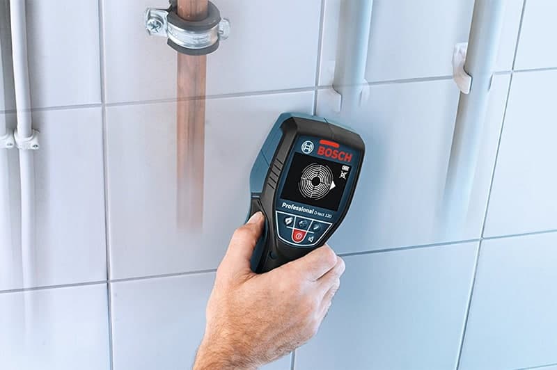Hình ảnh cận cảnh máy dò điện âm tường Bosch GMS 120.
