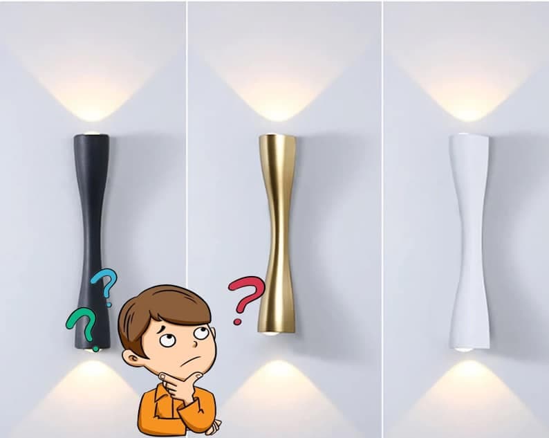 Lựa chọn đèn LED gắn tường cần xem xét kỹ về công suất và nhiệt độ màu