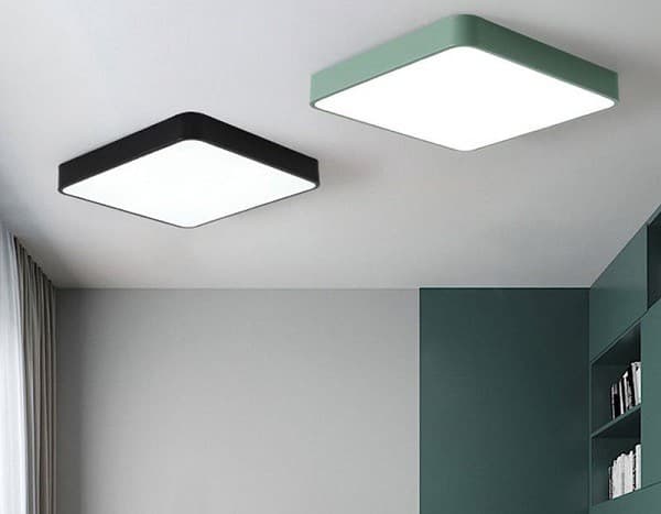 Thanh giữ và các bộ phận của đèn ốp trần vuông cần chuẩn bị