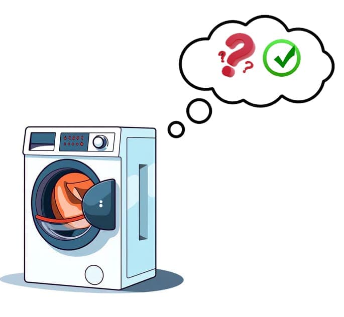 Bảng điều khiển máy giặt hiển thị các dấu hiệu khi giặt xong.