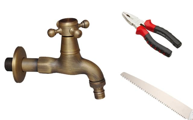 Dụng cụ cần thiết để sửa vòi nước bằng đồng tại nhà