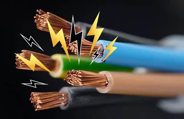 Dấu hiệu nhận biết chập điện 2 dây nóng qua mùi khét và tia lửa