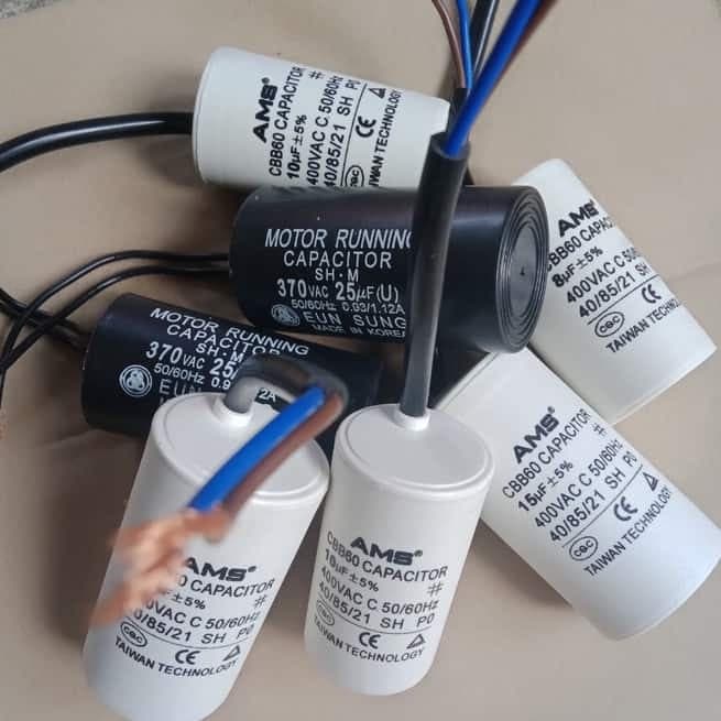 Tụ điện là bộ phận quan trọng giúp máy bơm tăng áp khởi động và hoạt động ổn định.