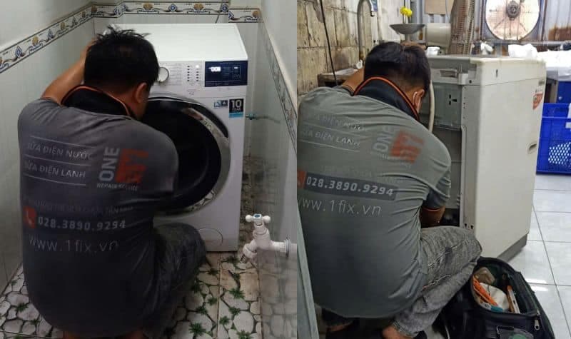 Máy Giặt Gãy Chảng Ba [2026] - Nguyên Nhân & Chi Phí Sửa Tại Nhà