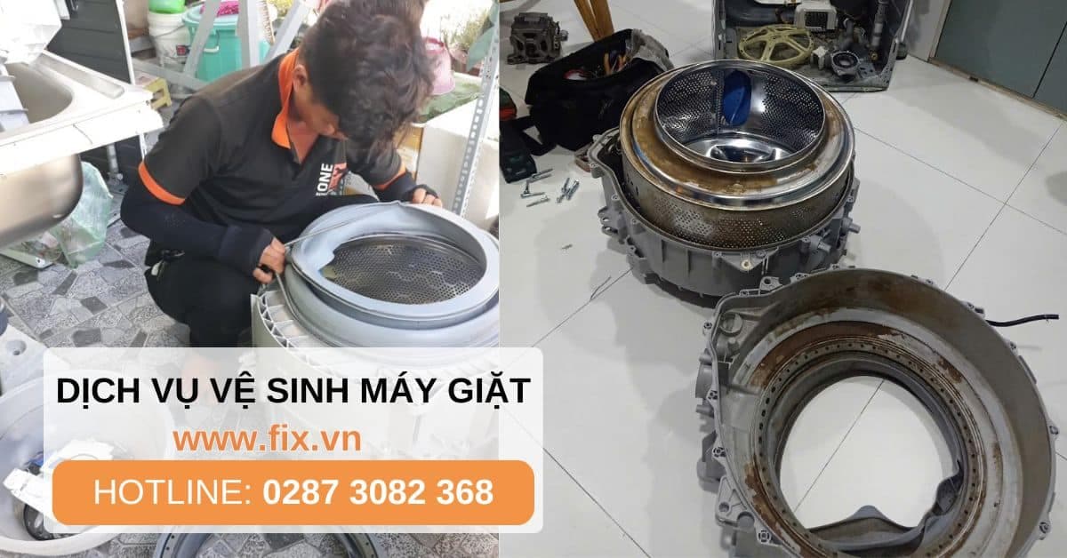 Minh bạch bảng giá vệ sinh máy giặt là cam kết của 1Fix.