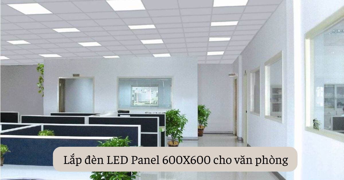 Quy trình lắp đèn panel âm trần đòi hỏi kỹ thuật và sự chính xác để đảm bảo đèn nằm phẳng và chắc chắn.