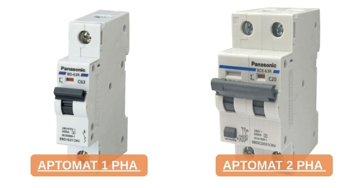Aptomat 1 Pha và 2 Pha Khác Nhau Như Thế Nào?