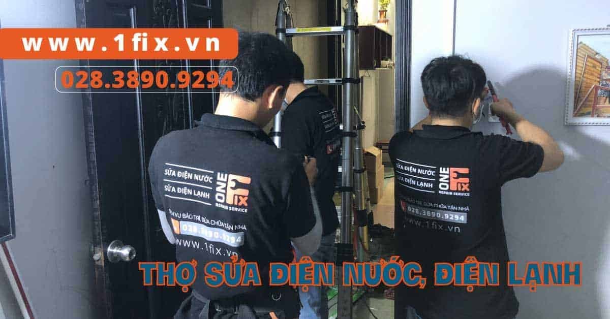 Đội ngũ thợ sửa nhà chuyên nghiệp 1Fix