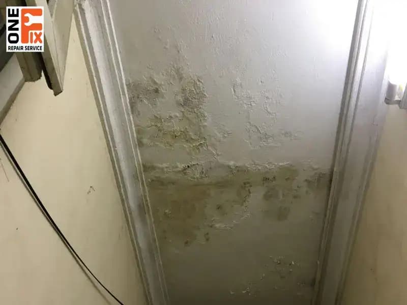 Nhân viên 1Fix đang xử lý chống thấm cho sàn nhà vệ sinh tại nhà khách hàng