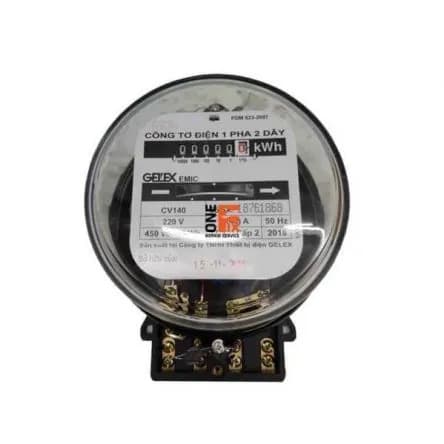 Đồng hồ điện cơ 1 pha EMIC 40(120)A 220V | Kiểm định bởi EVN