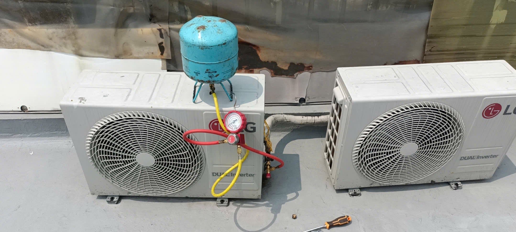 Sau khi hoàn thành sửa cục nóng máy lạnh LG tại TPHCM — thợ Phạm Ngọc Duy (5 sao)