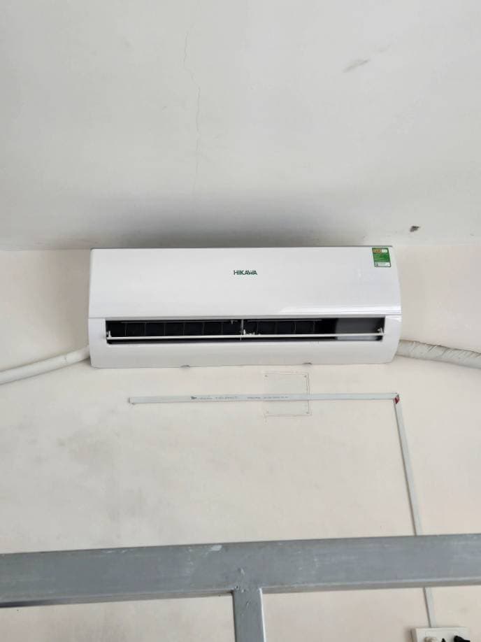 Sau khi hoàn thành sửa: Vệ sinh máy lạnh Hikawa chuyên nghiệp tại TPHCM giá 200k tại TPHCM — thợ Lê Hữu Lộc